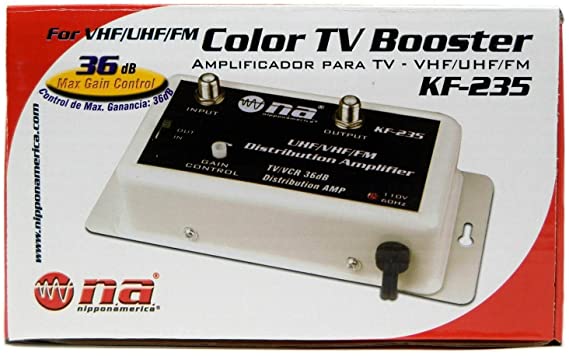 Amplificador de señal VHF UHF FM HDTV (BUST2) - Nippon America Electrónica